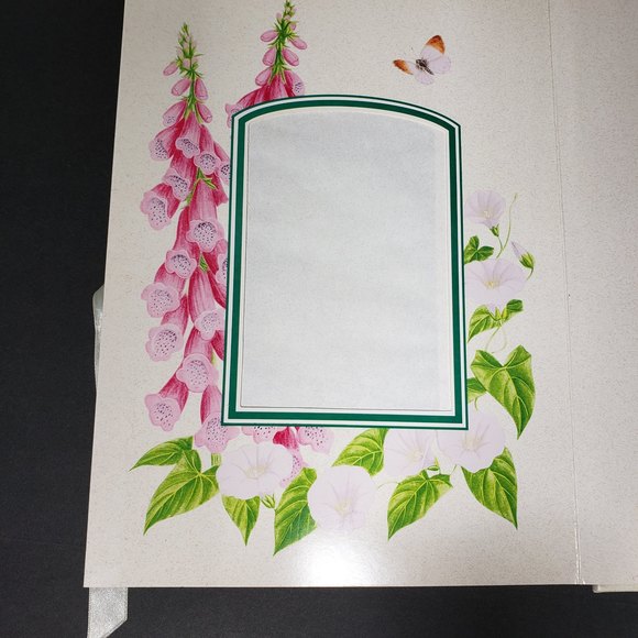 Vintage Photo Album Flower Garden Unused 1994 Hard Back Floral - Picture 4 of 10